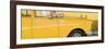 Cuba Fuerte Collection Panoramic - Close-up of Retro Yellow Car-Philippe Hugonnard-Framed Photographic Print