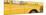 Cuba Fuerte Collection Panoramic - Close-up of Retro Yellow Car-Philippe Hugonnard-Mounted Photographic Print