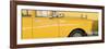 Cuba Fuerte Collection Panoramic - Close-up of Retro Yellow Car-Philippe Hugonnard-Framed Photographic Print