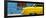 Cuba Fuerte Collection Panoramic - Close-up of Yellow Taxi of Havana II-Philippe Hugonnard-Framed Photographic Print