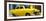 Cuba Fuerte Collection Panoramic - Close-up of Yellow Taxi of Havana III-Philippe Hugonnard-Framed Photographic Print