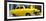 Cuba Fuerte Collection Panoramic - Close-up of Yellow Taxi of Havana III-Philippe Hugonnard-Framed Photographic Print