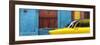 Cuba Fuerte Collection Panoramic - Close-up of Yellow Taxi of Havana-Philippe Hugonnard-Framed Photographic Print
