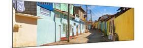 Cuba Fuerte Collection Panoramic - Colorful Architecture Trinidad-Philippe Hugonnard-Mounted Photographic Print