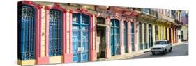 Cuba Fuerte Collection Panoramic - Colorful Facades Havana-Philippe Hugonnard-Stretched Canvas