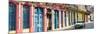 Cuba Fuerte Collection Panoramic - Colorful Facades Havana-Philippe Hugonnard-Mounted Photographic Print