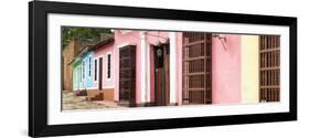 Cuba Fuerte Collection Panoramic - Colorful Facades Trinidad-Philippe Hugonnard-Framed Photographic Print