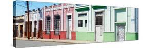 Cuba Fuerte Collection Panoramic - Colorful Facades-Philippe Hugonnard-Stretched Canvas