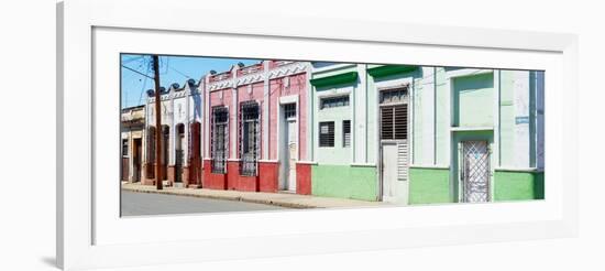 Cuba Fuerte Collection Panoramic - Colorful Facades-Philippe Hugonnard-Framed Photographic Print