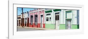 Cuba Fuerte Collection Panoramic - Colorful Facades-Philippe Hugonnard-Framed Photographic Print