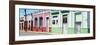 Cuba Fuerte Collection Panoramic - Colorful Facades-Philippe Hugonnard-Framed Photographic Print