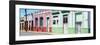 Cuba Fuerte Collection Panoramic - Colorful Facades-Philippe Hugonnard-Framed Photographic Print
