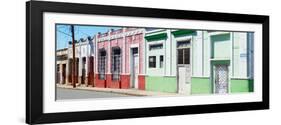 Cuba Fuerte Collection Panoramic - Colorful Facades-Philippe Hugonnard-Framed Photographic Print