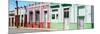 Cuba Fuerte Collection Panoramic - Colorful Facades-Philippe Hugonnard-Mounted Photographic Print