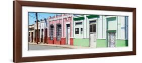 Cuba Fuerte Collection Panoramic - Colorful Facades-Philippe Hugonnard-Framed Photographic Print