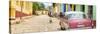 Cuba Fuerte Collection Panoramic - Colorful Street Scene in Trinidad-Philippe Hugonnard-Stretched Canvas