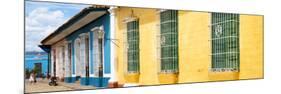 Cuba Fuerte Collection Panoramic - Colorful Street Scene-Philippe Hugonnard-Mounted Photographic Print