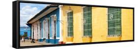 Cuba Fuerte Collection Panoramic - Colorful Street Scene-Philippe Hugonnard-Framed Stretched Canvas