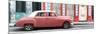 Cuba Fuerte Collection Panoramic - Coral Vintage Car in Havana-Philippe Hugonnard-Mounted Premium Photographic Print