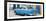 Cuba Fuerte Collection Panoramic - Cuban Blue Classic Car in Havana-Philippe Hugonnard-Framed Photographic Print