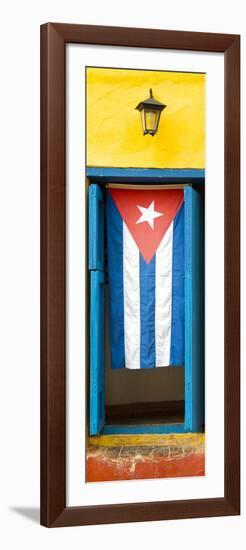 Cuba Fuerte Collection Panoramic - Cuban Flag-Philippe Hugonnard-Framed Photographic Print