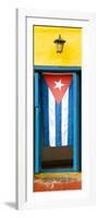 Cuba Fuerte Collection Panoramic - Cuban Flag-Philippe Hugonnard-Framed Photographic Print