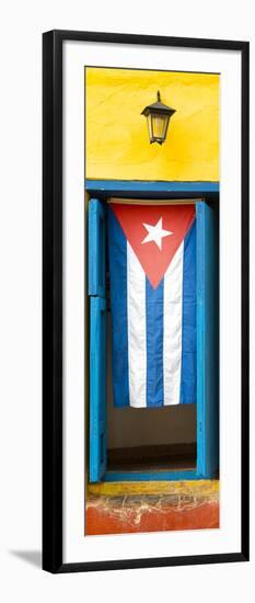 Cuba Fuerte Collection Panoramic - Cuban Flag-Philippe Hugonnard-Framed Photographic Print