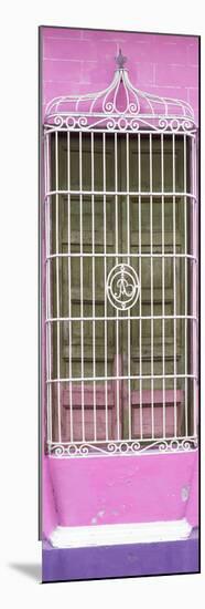 Cuba Fuerte Collection Panoramic - Cuban Pink Window-Philippe Hugonnard-Mounted Photographic Print