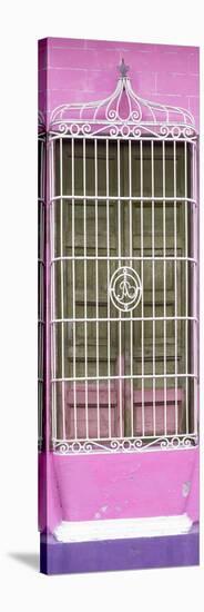 Cuba Fuerte Collection Panoramic - Cuban Pink Window-Philippe Hugonnard-Stretched Canvas