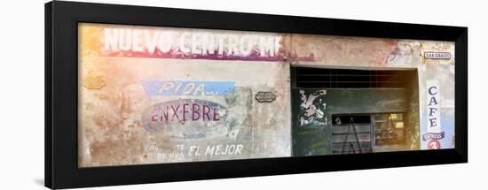 Cuba Fuerte Collection Panoramic - Cuban Street Advertising-Philippe Hugonnard-Framed Photographic Print