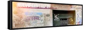 Cuba Fuerte Collection Panoramic - Cuban Street Advertising-Philippe Hugonnard-Framed Stretched Canvas