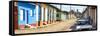 Cuba Fuerte Collection Panoramic - Cuban Street Scene in Trinidad-Philippe Hugonnard-Framed Stretched Canvas