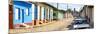 Cuba Fuerte Collection Panoramic - Cuban Street Scene in Trinidad-Philippe Hugonnard-Mounted Photographic Print