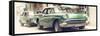 Cuba Fuerte Collection Panoramic - Cuban Taxi in Havana-Philippe Hugonnard-Framed Stretched Canvas