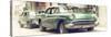 Cuba Fuerte Collection Panoramic - Cuban Taxi in Havana-Philippe Hugonnard-Stretched Canvas