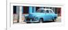 Cuba Fuerte Collection Panoramic - Cuban Turquoise Car-Philippe Hugonnard-Framed Premium Photographic Print