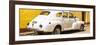 Cuba Fuerte Collection Panoramic - Cuban White Car-Philippe Hugonnard-Framed Photographic Print