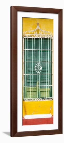 Cuba Fuerte Collection Panoramic - Cuban Yellow Window-Philippe Hugonnard-Framed Photographic Print