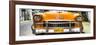 Cuba Fuerte Collection Panoramic - Detail on Orange Classic Chevrolet-Philippe Hugonnard-Framed Photographic Print