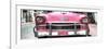 Cuba Fuerte Collection Panoramic - Detail on Pink Classic Chevrolet-Philippe Hugonnard-Framed Photographic Print