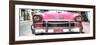 Cuba Fuerte Collection Panoramic - Detail on Pink Classic Chevrolet-Philippe Hugonnard-Framed Photographic Print