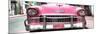 Cuba Fuerte Collection Panoramic - Detail on Pink Classic Chevrolet-Philippe Hugonnard-Mounted Photographic Print