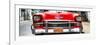 Cuba Fuerte Collection Panoramic - Detail on Red Classic Chevrolet-Philippe Hugonnard-Framed Photographic Print