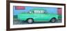 Cuba Fuerte Collection Panoramic - Green Classic Car in Trinidad-Philippe Hugonnard-Framed Photographic Print