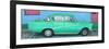 Cuba Fuerte Collection Panoramic - Green Classic Car in Trinidad-Philippe Hugonnard-Framed Photographic Print