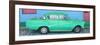 Cuba Fuerte Collection Panoramic - Green Classic Car in Trinidad-Philippe Hugonnard-Framed Photographic Print