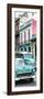 Cuba Fuerte Collection Panoramic - Green Classic Cars in Havana-Philippe Hugonnard-Framed Photographic Print