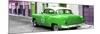 Cuba Fuerte Collection Panoramic - Green Taxi Pontiac 1953-Philippe Hugonnard-Mounted Photographic Print