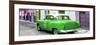 Cuba Fuerte Collection Panoramic - Green Taxi Pontiac 1953-Philippe Hugonnard-Framed Photographic Print