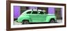 Cuba Fuerte Collection Panoramic - Green Vintage Car Trinidad-Philippe Hugonnard-Framed Photographic Print